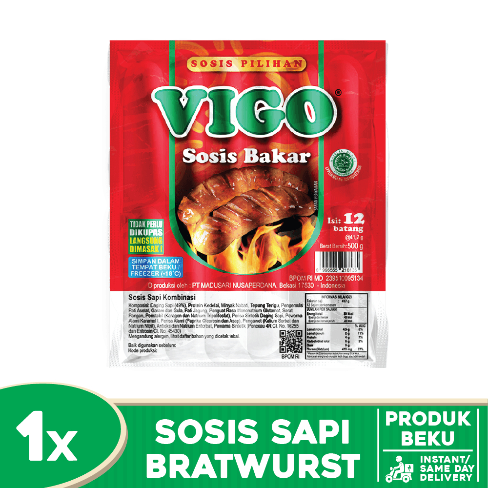 

VIGO Mini Sosis Sapi Bakar 12pcs