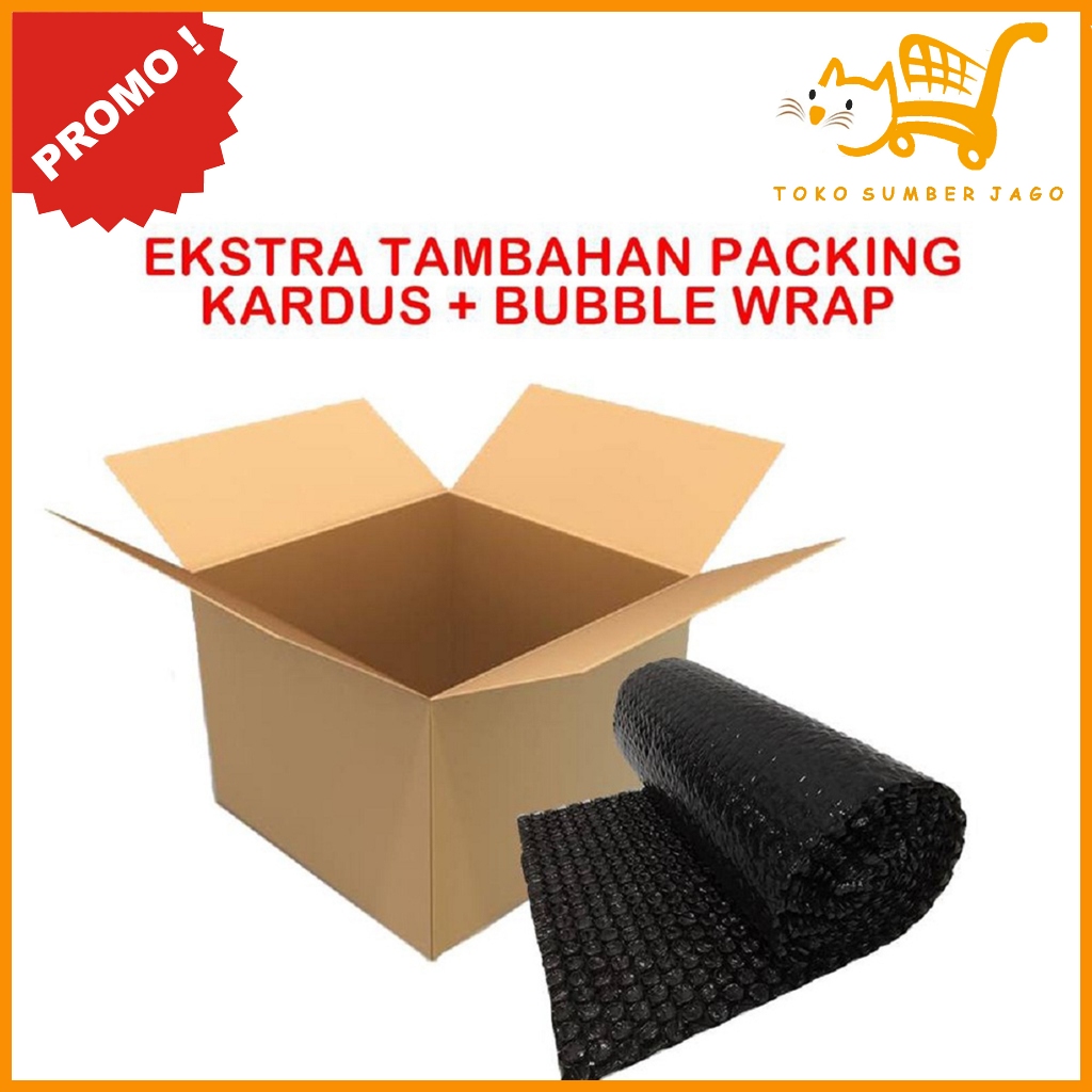 

Tambahan Packing Plastik Bubble Wrap + Dus