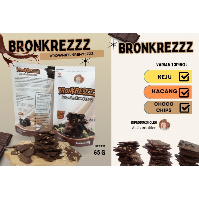 

Keripik Brownies 65g brand bronkrezzz