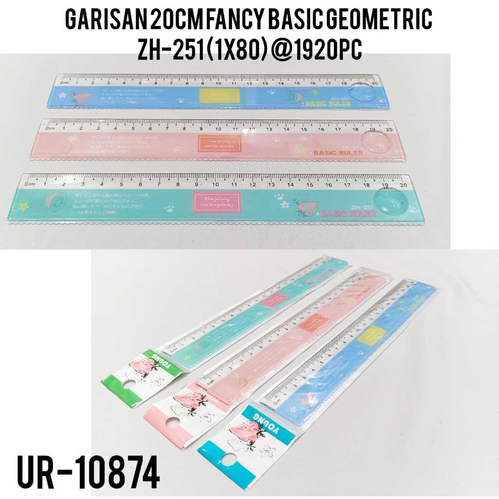 

PENGGARIS PLASTIK 20CM / GARISAN PLASTIK 20CM / PENGGARIS PLASTIK MOTIF LUCU