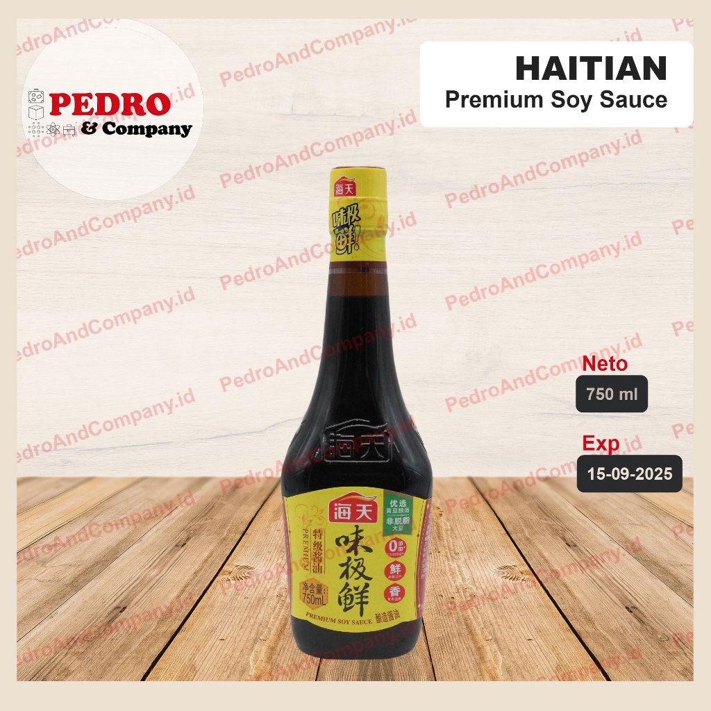 

Haitian premium soy sauce 750 ml - kecap asin premium