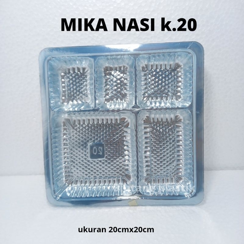 

MIKA NASI 20cmx20cm K.20 (untuk dus R10K) ( dapat 10 pcs)