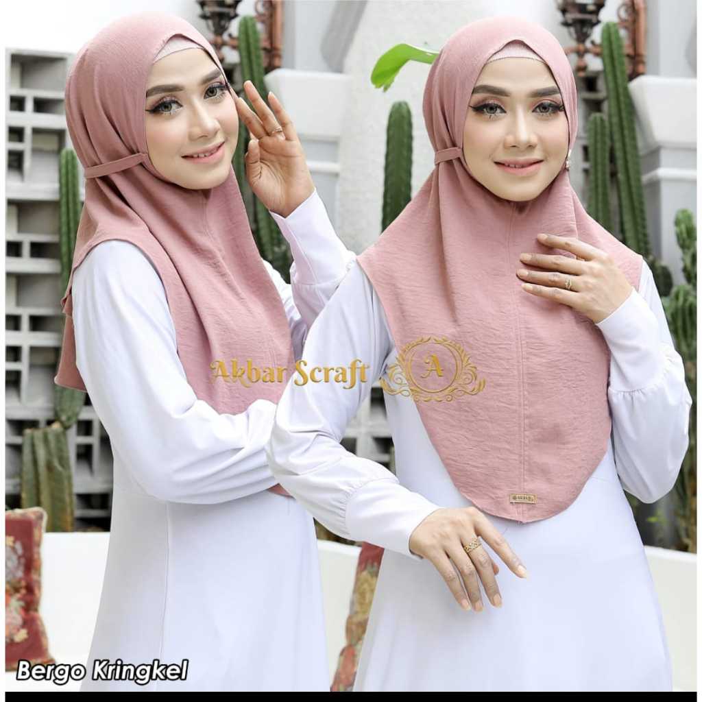 Jilbab Instan Tali Sport Polos Khusus HITAM