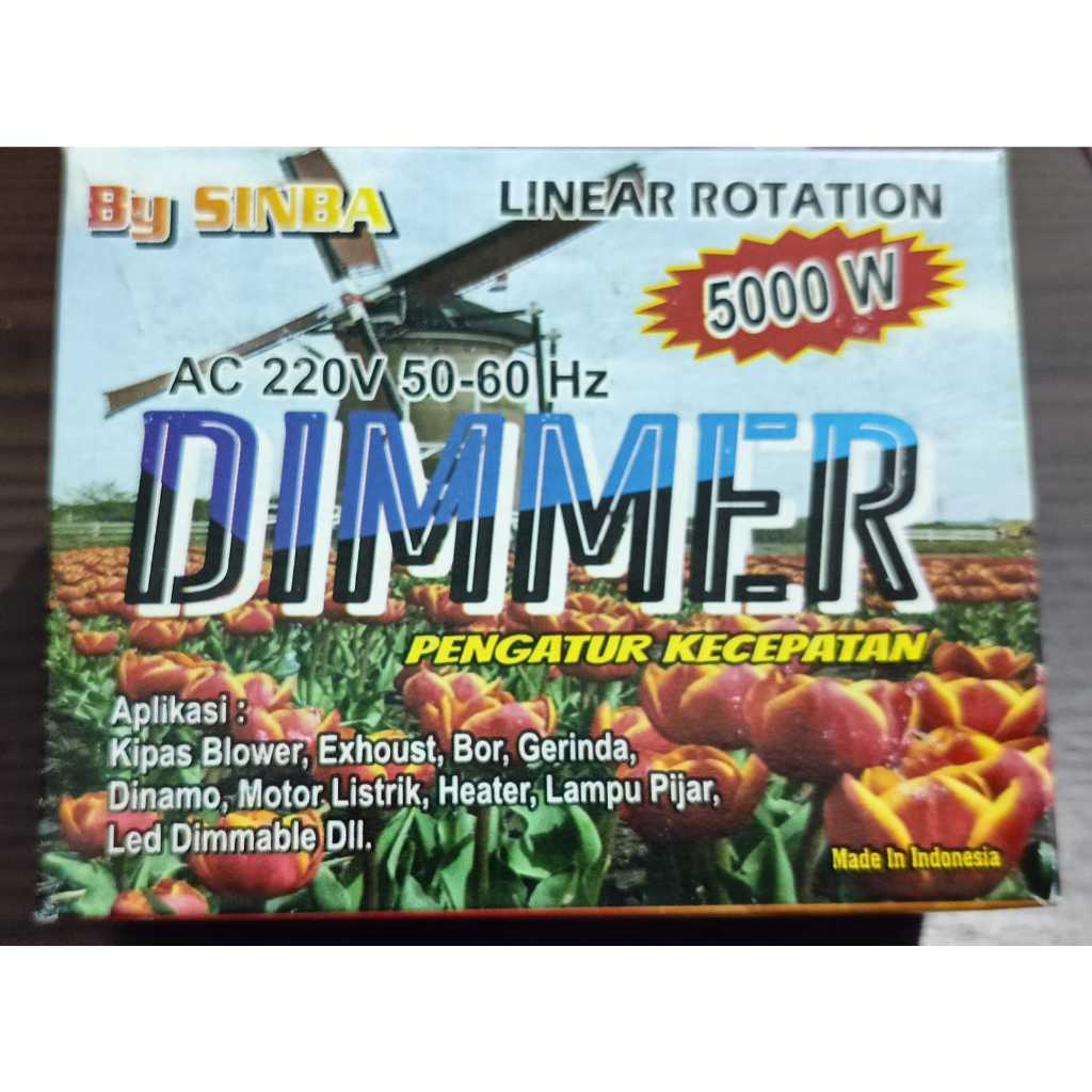 DIMMER 5000W SIAP PAKAI DIMMER AC 220 VOLT 5000 WATT PENGATUR KECEPATAN