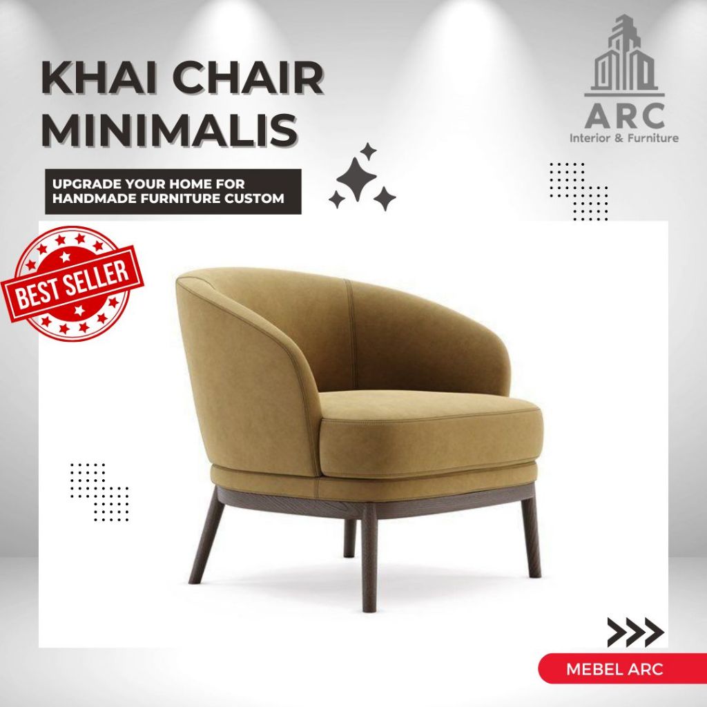 Kursi Sofa Minimalis / Kursi Sofa Ruang Tamu / Kursi Sofa 1 Seater