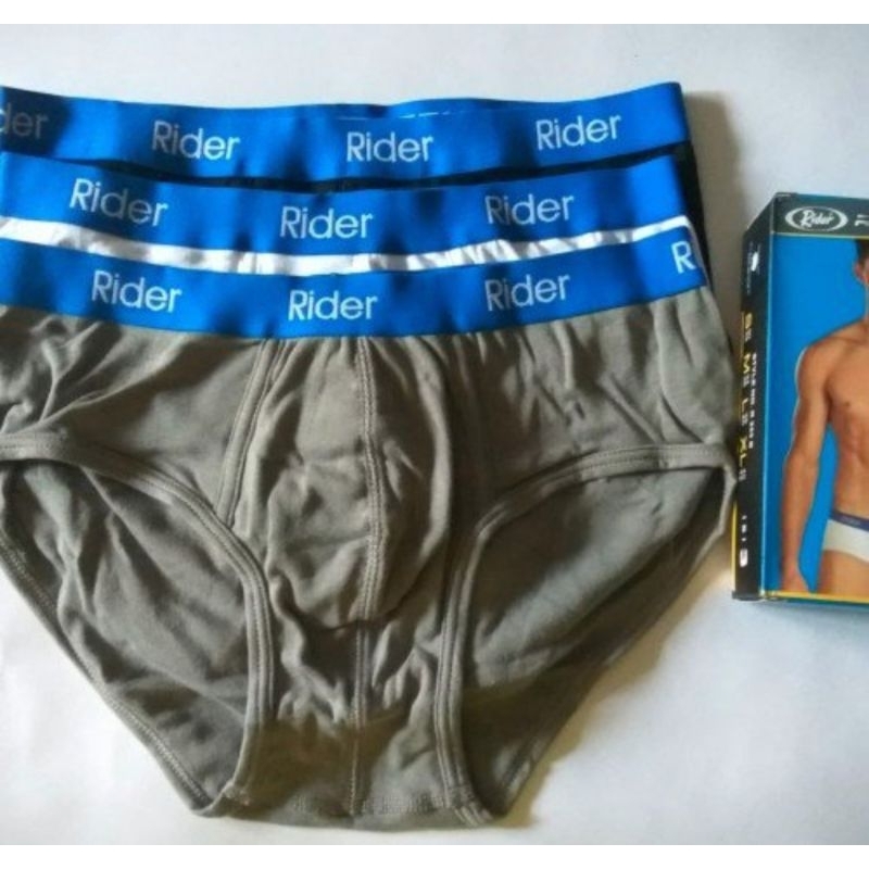 1 BOX ISI 3PCS... Celana dalam pria RIDER R 333/Sempak pria Rider terlaris