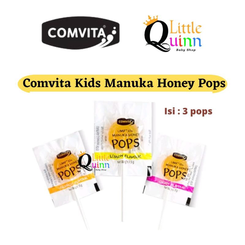 

Comvita Kids Soothing Manuka Honey Pops UMF 10+ Lollypop ( Harga Satuan )