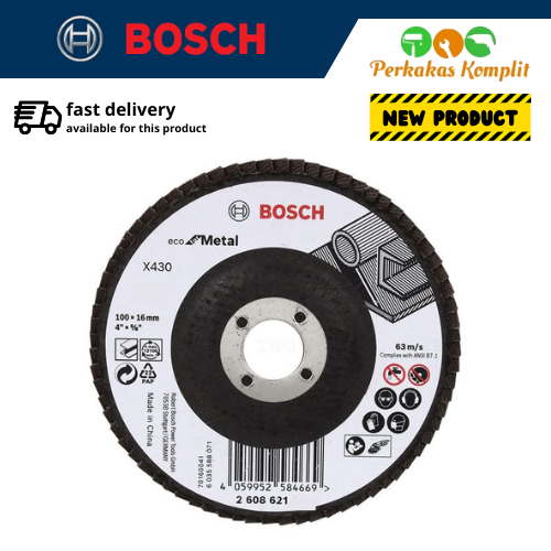 Bosch Amplas Gerinda Susun 4 Inch / Mata Gerinda Amplas 4" / Flap Disc