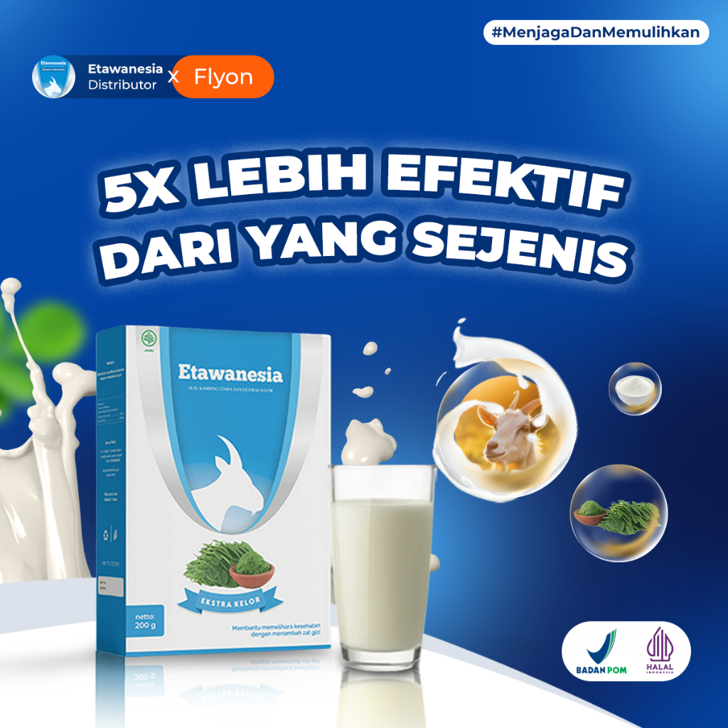 

Susu Etawa Biru Etawanesia Original Susu Kambing Etawa Kualitas Tinggi Atasi Pernafasan Asma Pencernaan Tulang Dan Persendian Etawaku