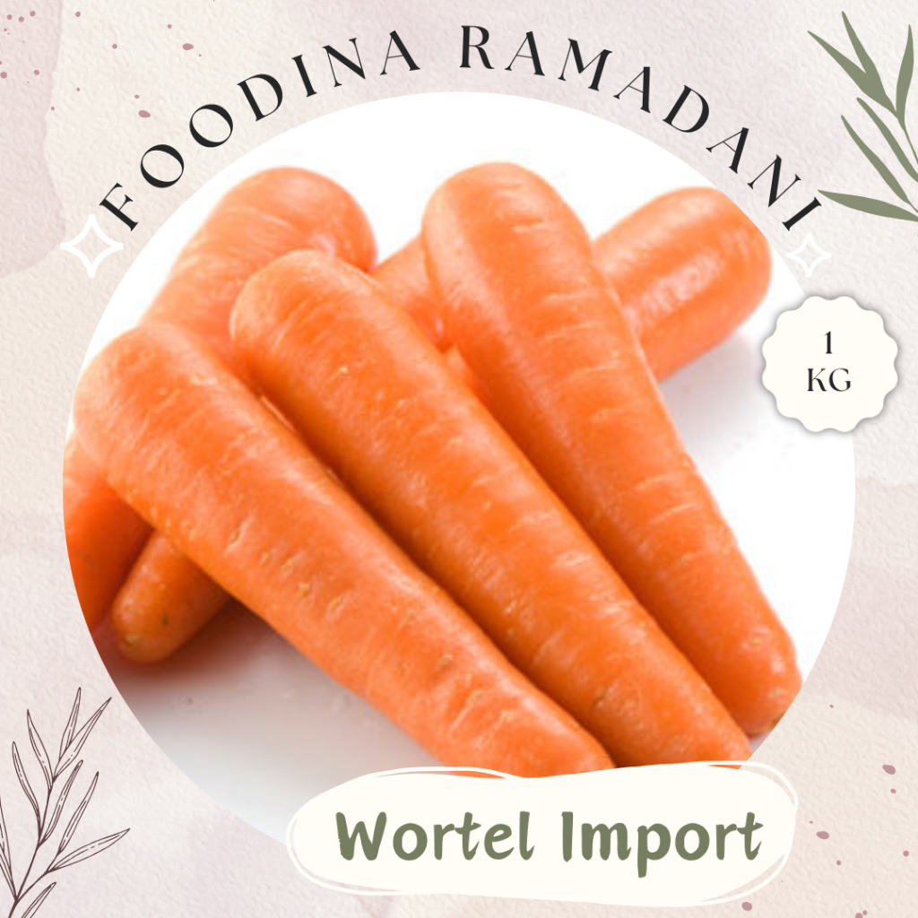 

WORTEL Import - Carrot Fresh [ Berat 1.000gr ] Harga Per KG
