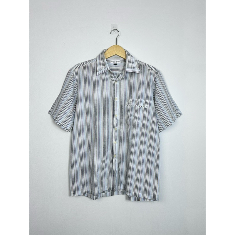 lyle scott shirt striped
