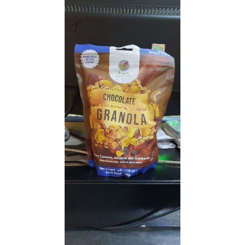 

Granola Chocolate / Mix Fruit Crunchy 340gr