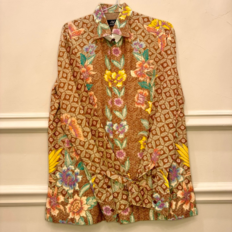 Kemeja Batik Natalia Liu - Baju Batik Pria Lengan Panjang