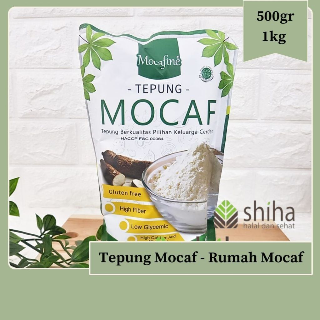 

Tepung Mocaf Organik 500gr | Mocafine | Rumah Mocaf Tepung Singkong | Gluten Free | Warung Shiha