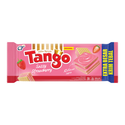 

MN TANGO WAFER SASSY STRAWBERRY 110 GR GRAM