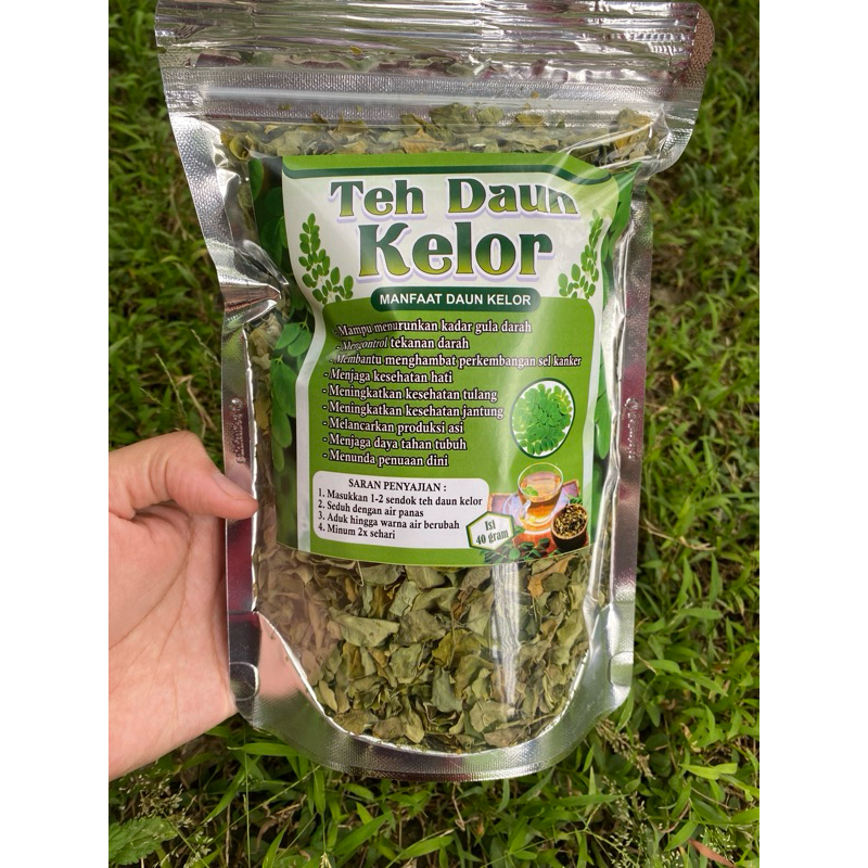 

Teh 100% Daun Kelor Asli