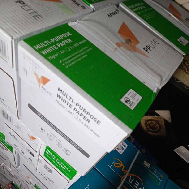 

kertas HVS A4 75 gr PP lite 1 dus isi 5 ream
