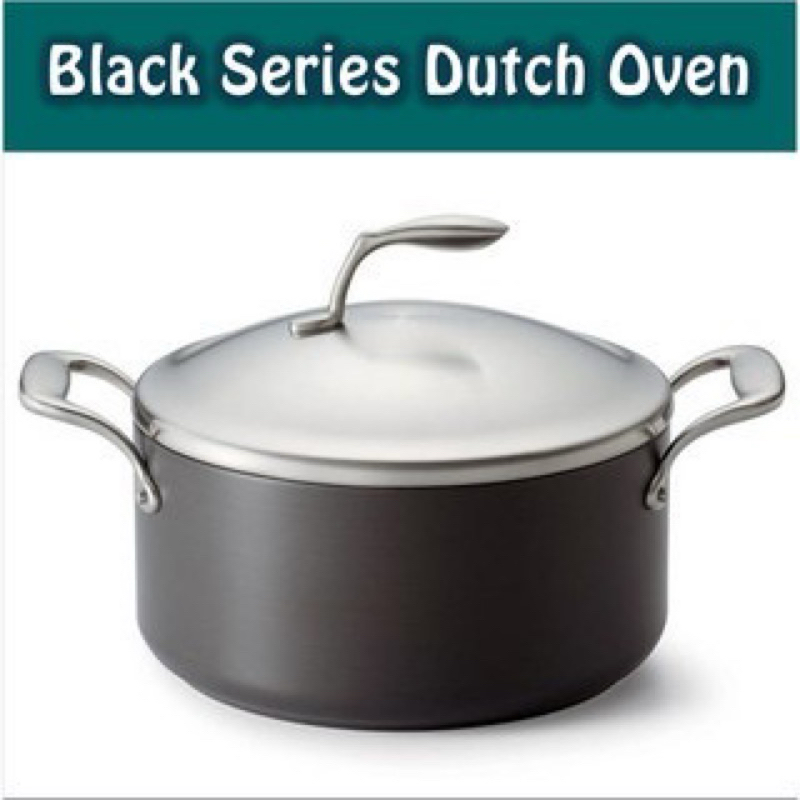 Black Series Sauce Pan • Dutch Oven • Stock Pot • Tchef ☆ Indo - Import ( Panci Teflon Dapur ) Tupwr