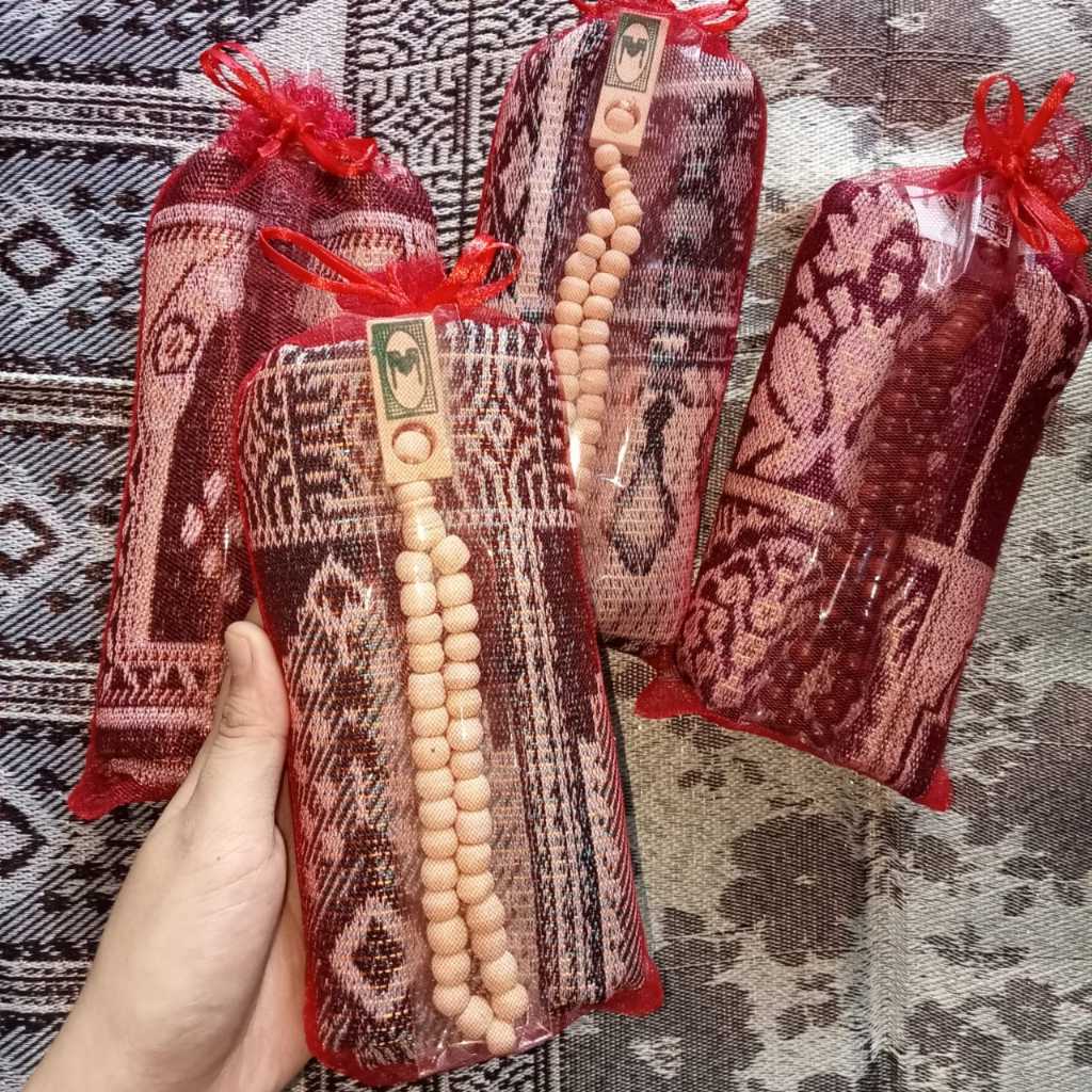 SOUVENIR SAJADAH TENUN TURKEY + TASBIH KEMAS TILE | SOUVENIR SAJADAH 60×100CM | SUVENIR HAJI UMRAH T