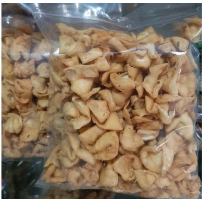 

Keripik Pangsit Lipat Gurih Asin