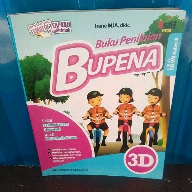 BUKU  BEKAS  BUPENA UNTUK SD /MI KELAS III JILID  3D ERLANGGA