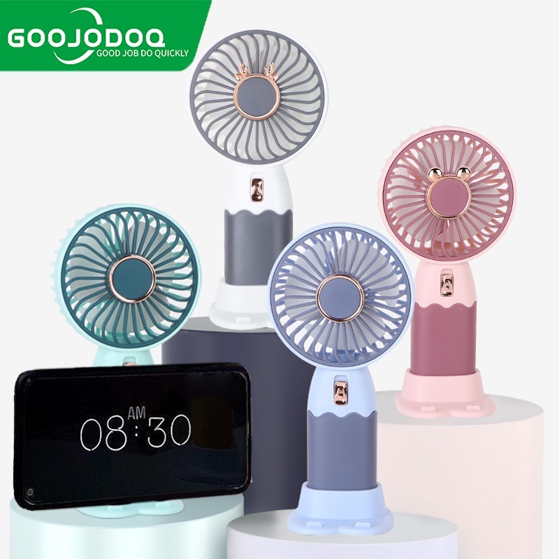 Goojodoq KIPAS ANGIN MINI GENGGAM Cute / Kipas Lipat PORTABLE / Mini Fan