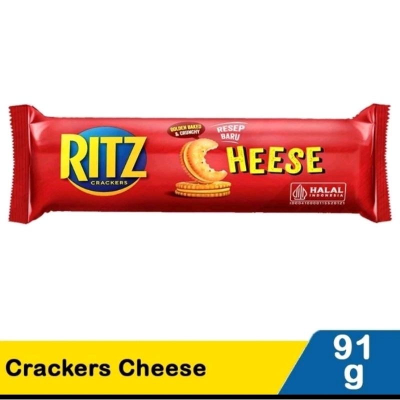 

Ritz sandwich crackers keju cheese / coklat 91 gram