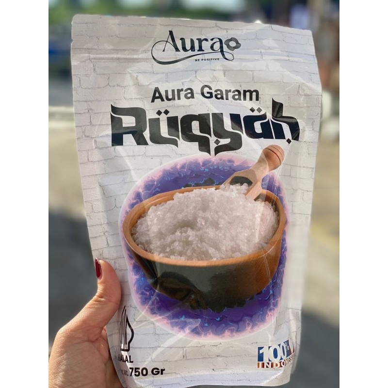 

aura garam ruqyah | 100% garam laut | isi 750 gram |