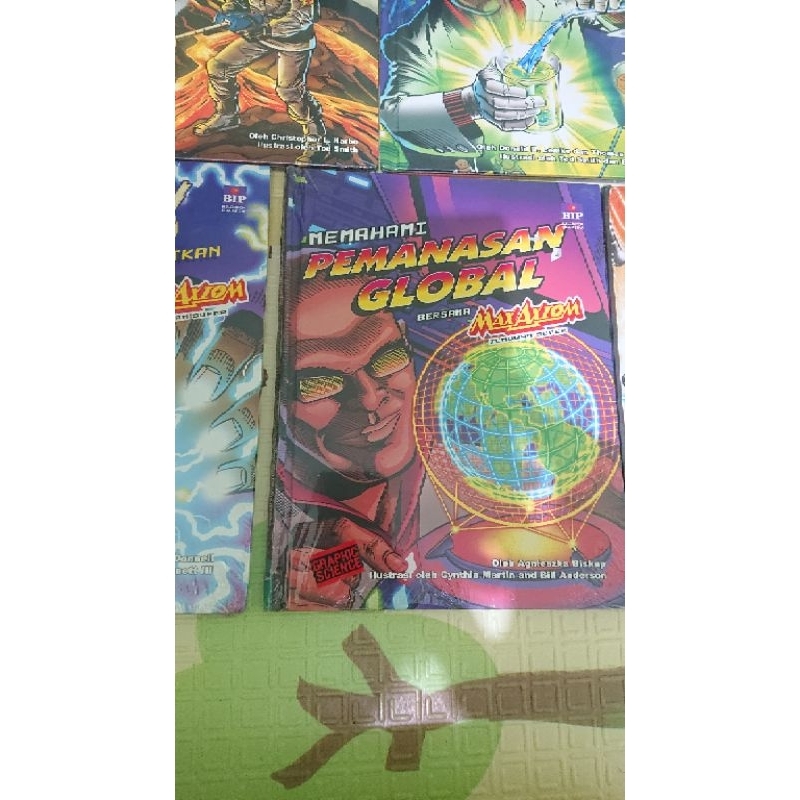 komik graphic science memahami pemanasan global bersama max axiom