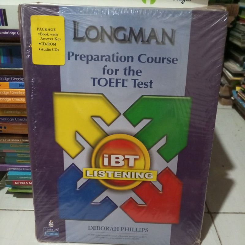 longman preparation course for the TOEFL test ibt listening., original...