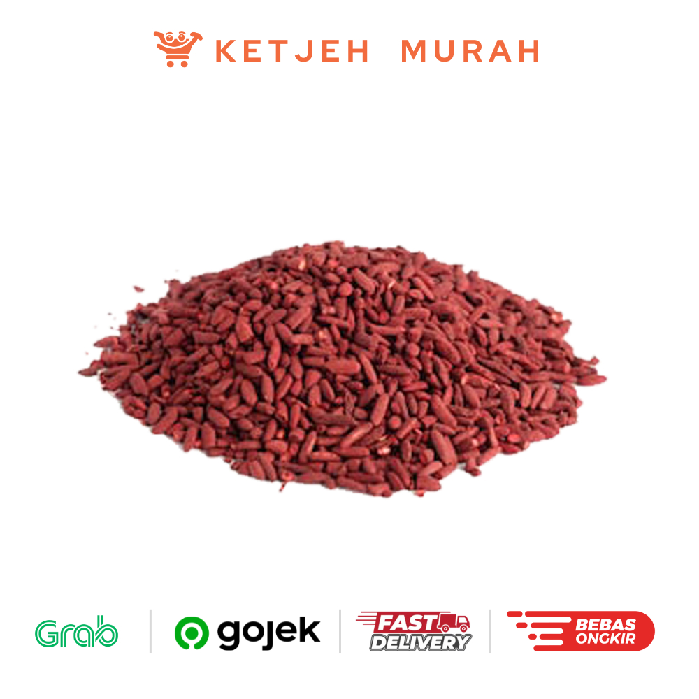 

Angkak Beras Merah / Red Yeast Rice 100 Gram / 500 Gram