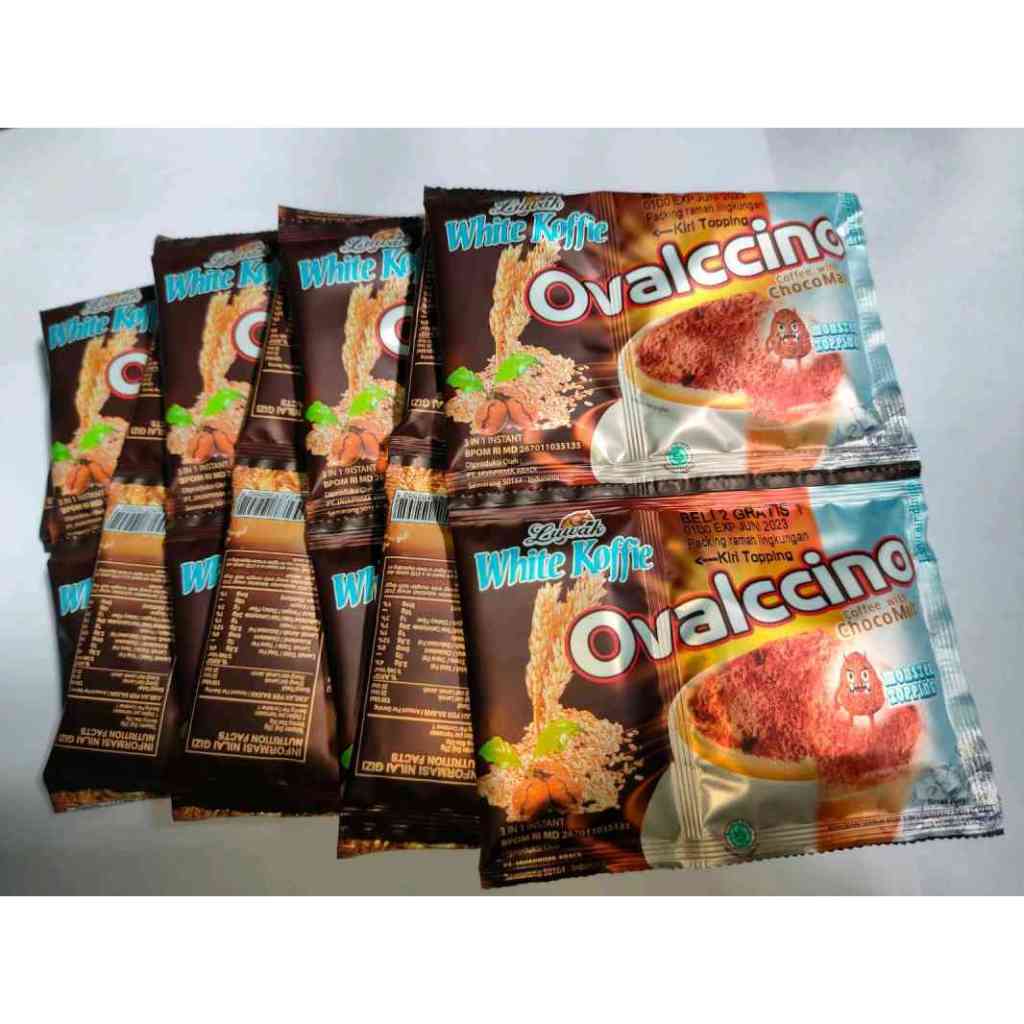 

LUWAK OVALCCINO WHITE COFFEE RENCENG 15X25gr (PROMO BUY 2 SCH GET 1 SCH )