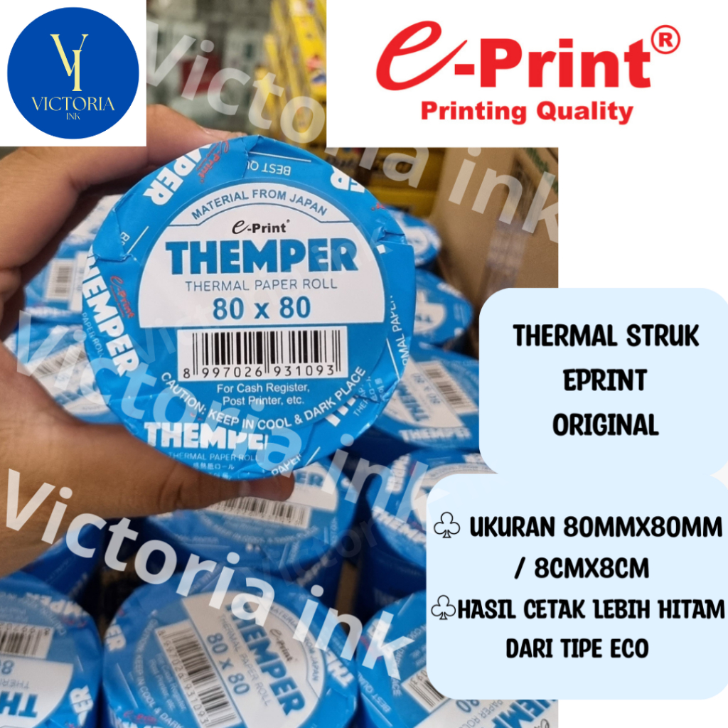 

Themper 80x80 Eprint Thermal 80x80 Kertas Struk 80 x 80 Thermal Eprint 80x80