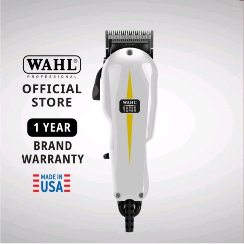 Wahl super taper corded original garansi resmi made USA