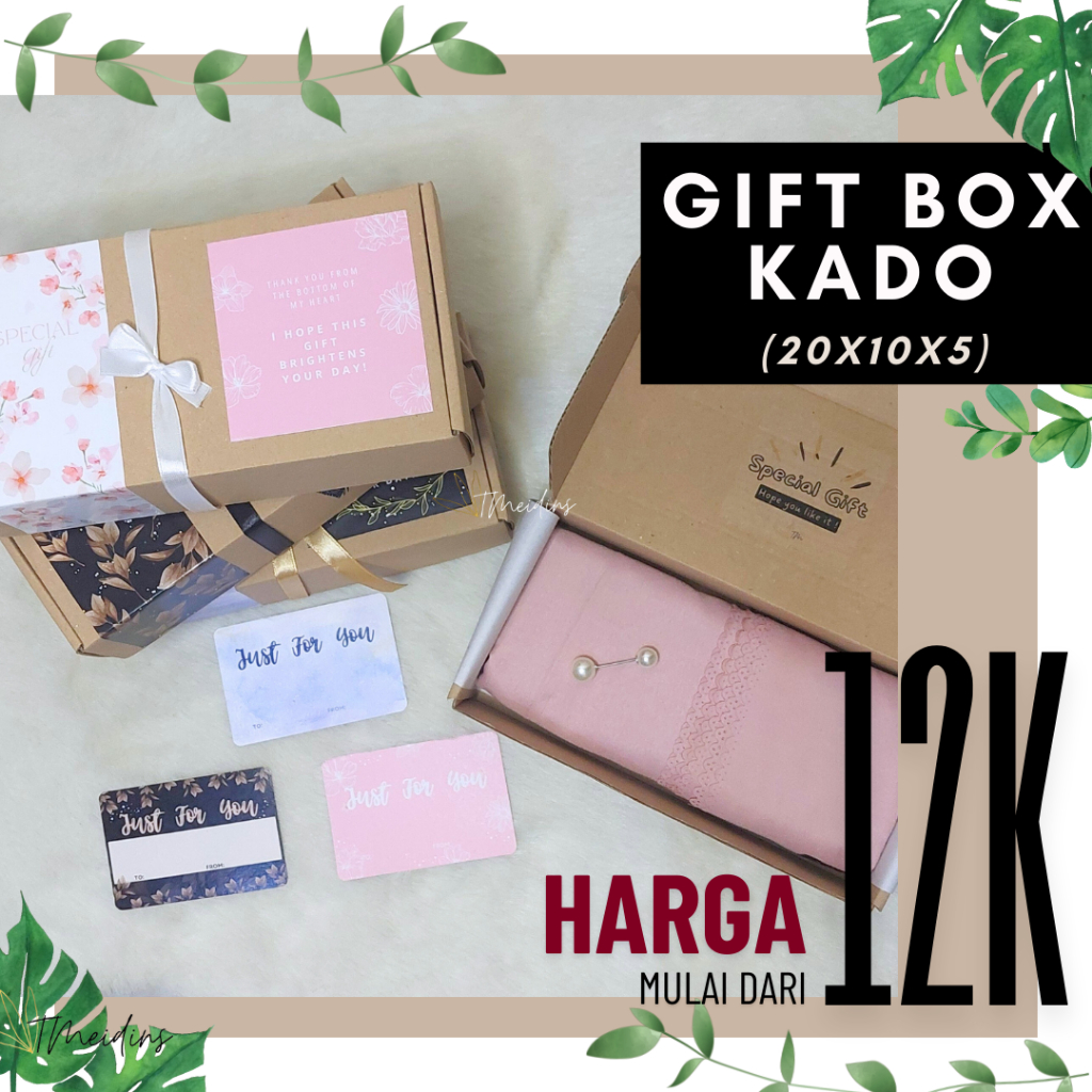 

TMeidins KOTAK KADO GIFT BOX HADIAH ULANG TAHUN PERNIKAHAN WISUDA HARI GURU LEBARAN