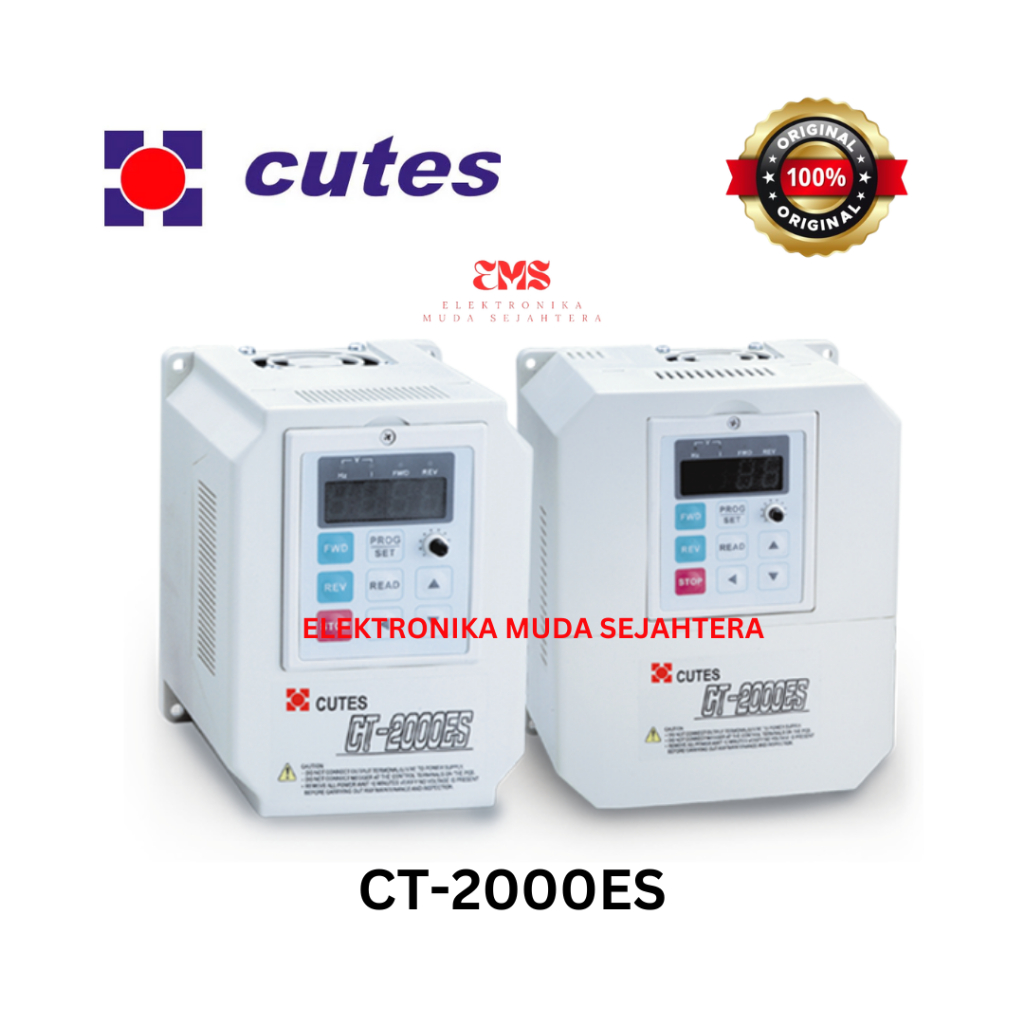 CUTES CT-2002-ES-2A2 2,2KW / 3HP 220V VFD INVERTER CUTES MADE IN TAIWAN