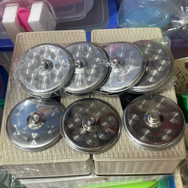 Tutup Gelas Stainless steel Tebal isi 6 Pcs Gelas Standar