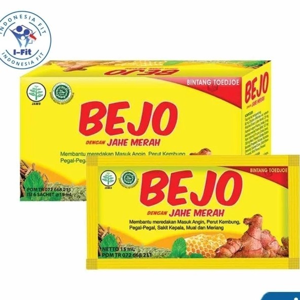 

Bejo Jahe Merah Herbal Masuk Angin Bintang Toedjoe per Sachet 15 ml