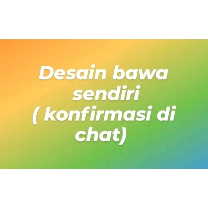 

STIKER CUSTOM Bebas Request