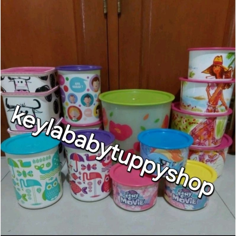 Toples karakter /canister ori tupperware