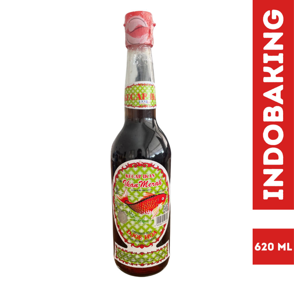 

Kecap Ikan Djoe Hoa Cap Ikan Merah Botol Kaca 620 ml