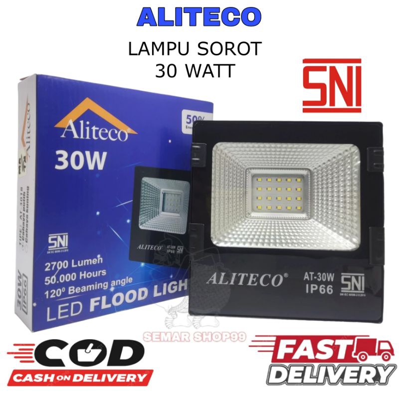 lampu sorot LED waterproof  outdoor 30W  Sorot / Lampu taman /Lampu Tembak/lampu lapangold/lampu SNI