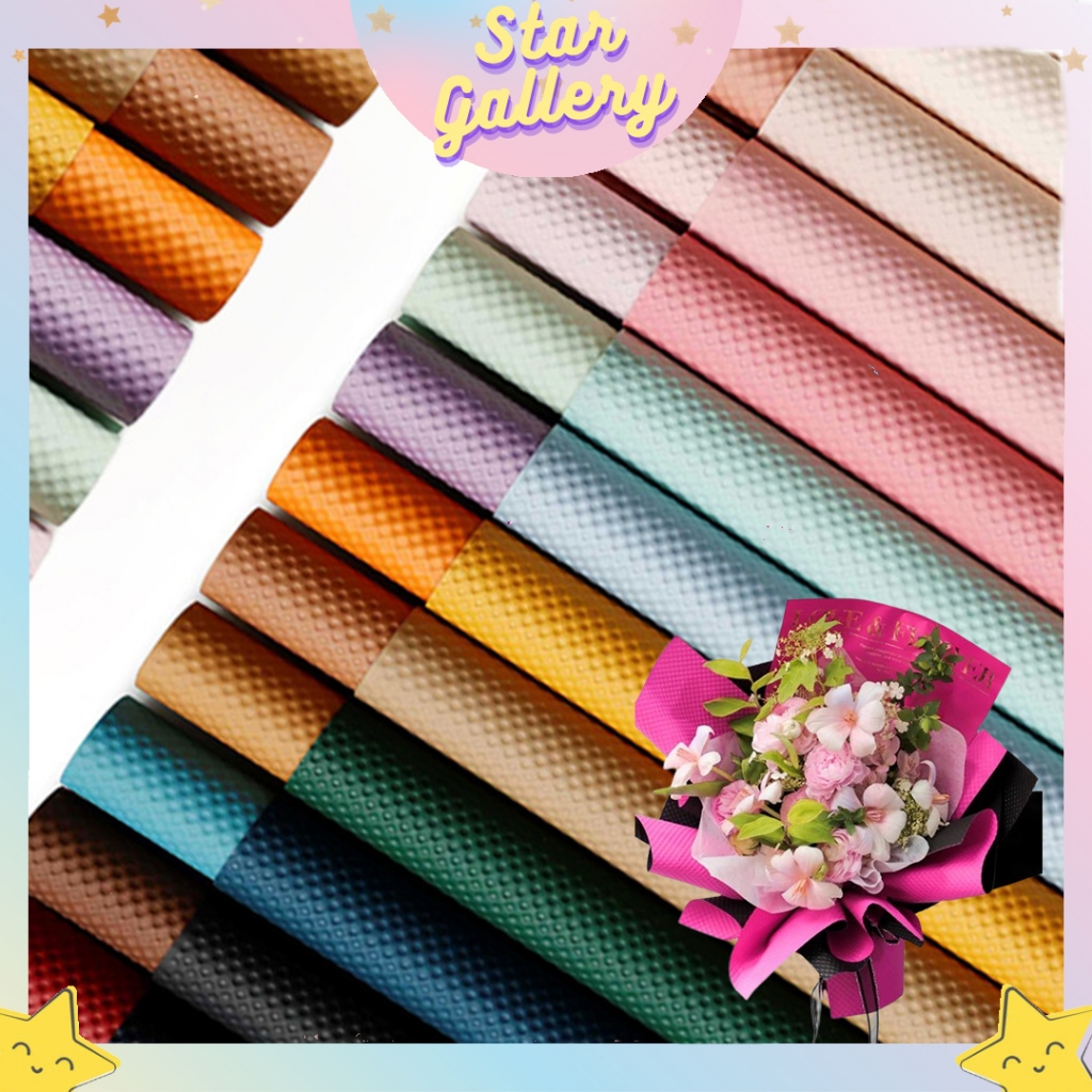 

Kertas Buket Bunga Dua Warna Flower Wrapping Paper Twotone Textured Dot Florist kb6314