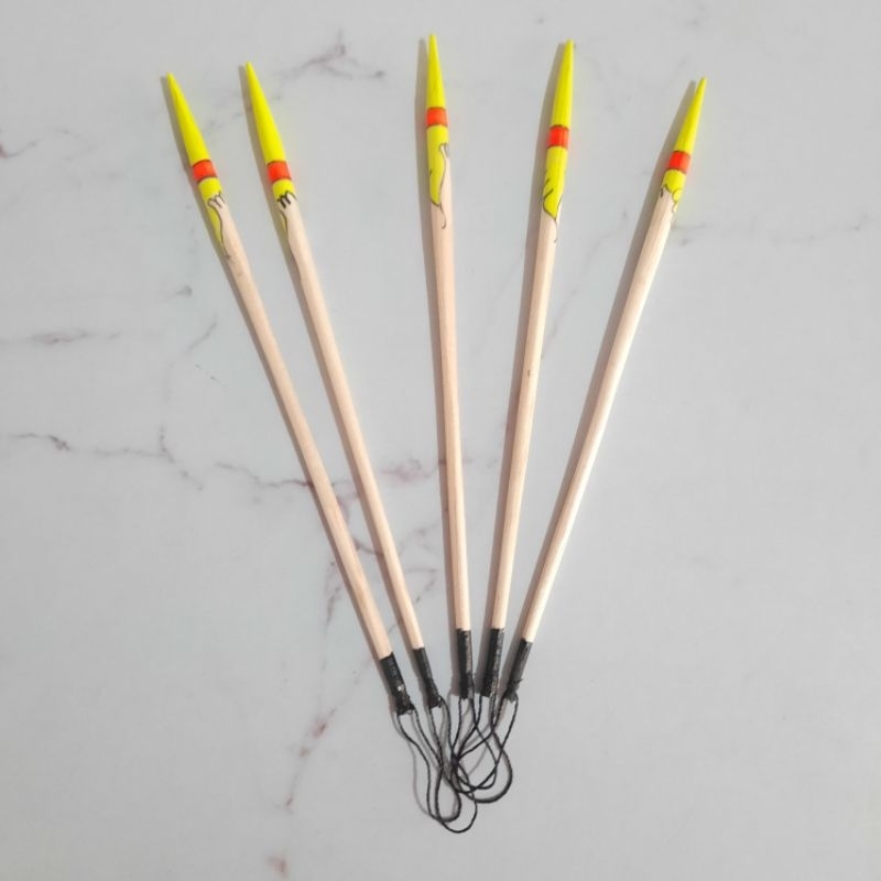 1Pcs Pelampung Pancing Jarum Pelampung Kayu Jarum 12 Cm