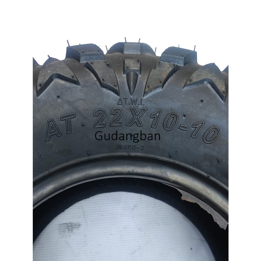 (JUMLAH BAN PILIH DI VARIAN ) Ban ATV ring 10 BELAKANG Ukuran 22 x 10 - 10 Offroad JUNKAI Tubeless