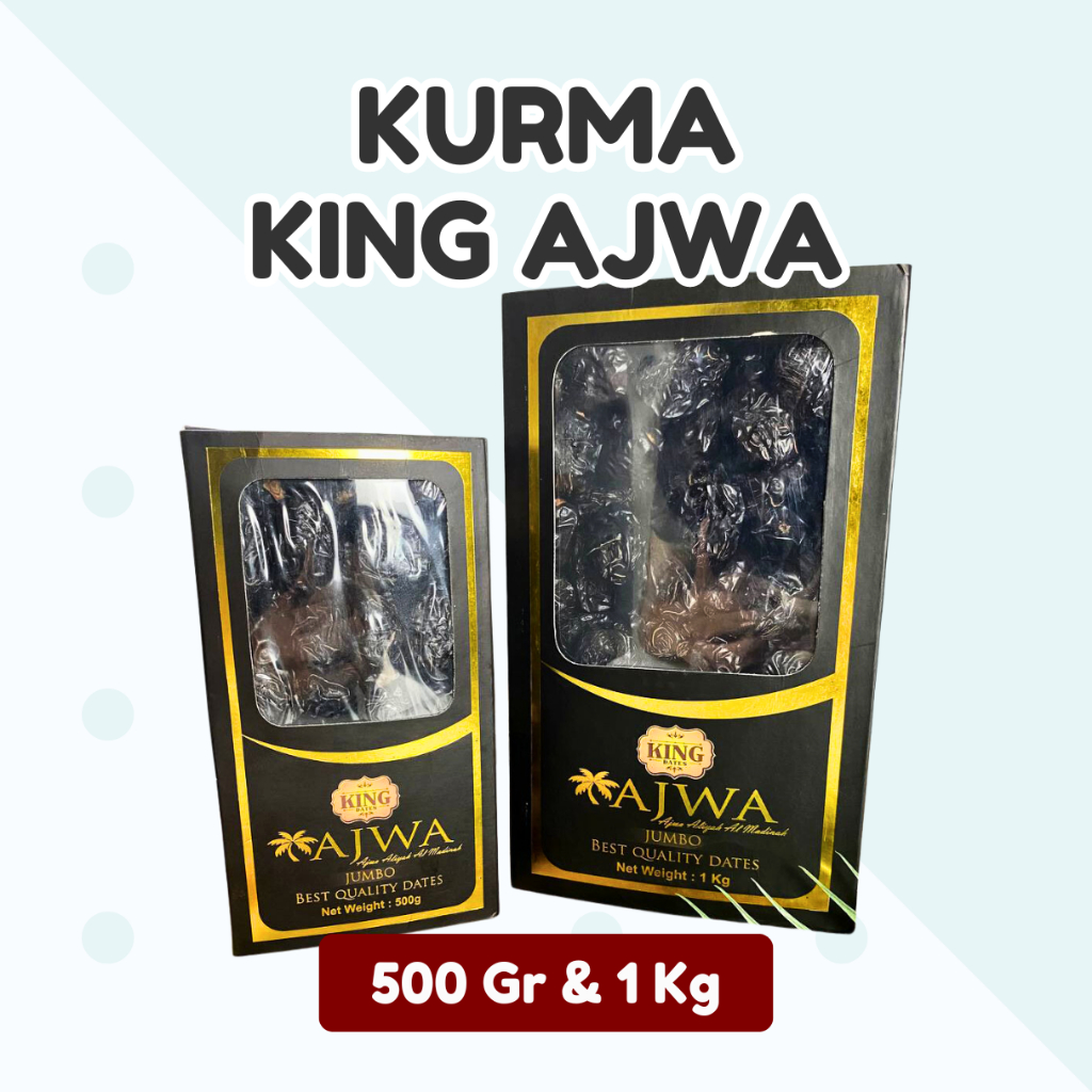

KURMA AJWA JUMBO KING 500Gr dan 1Kg– AJWA JUMBO – KURMA NABI – AJWA PREMIUM