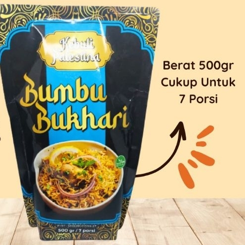 

nasi bukhori isi beras basmati dengan bumbu bukhori 500g untuk 6 porsi