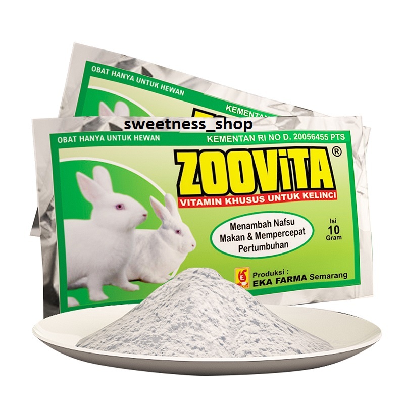 ZOOVITA-Vitamin penambah nafsu makan kelinci
