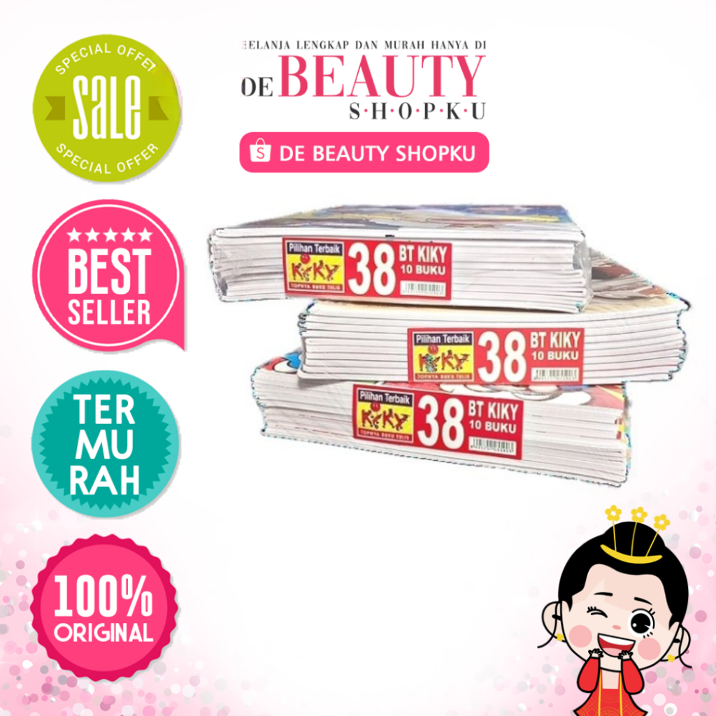 

Buku Tulis Kiky 38 1 Pack 10 Buku