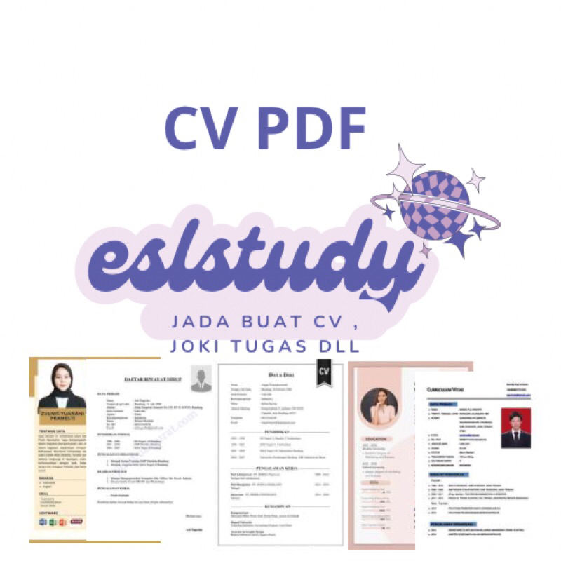 JASA BUAT CV PDF